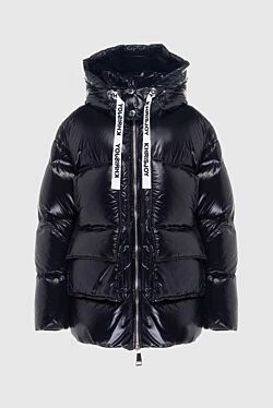 Women's black polyamide down jacket