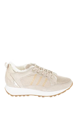 Beige sneakers for women