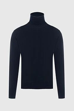 Men's blue wool golf