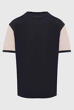 Black cotton T-shirt for men