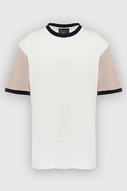 White cotton T-shirt for men