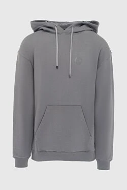 Sweatshirt cotton gray for men