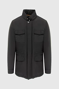 Polyester jacket black for men