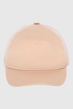 Pink cashmere cap for women