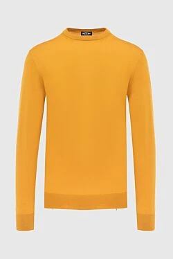 Wool jumper yellow for men