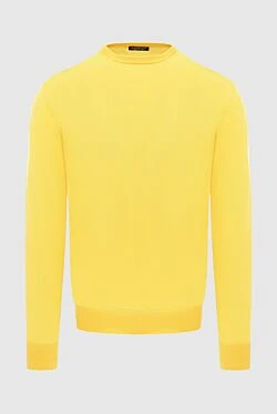 Wool jumper yellow for men