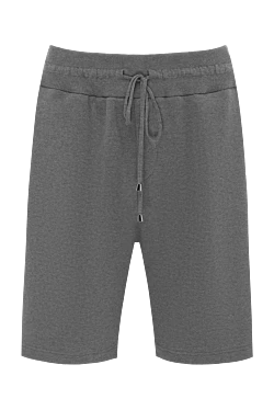 Cotton shorts for men, gray