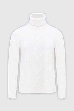 White wool golf for men