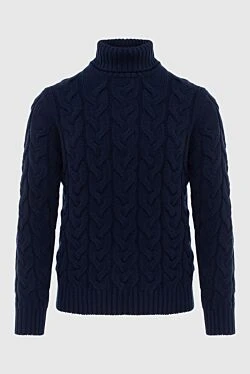 Blue wool golf for men