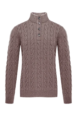 Gray wool troyer for men