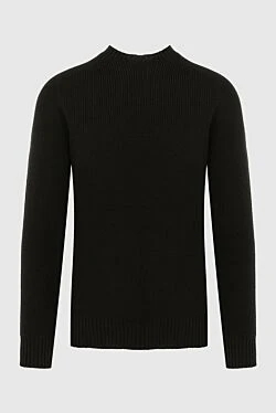 Wool jumper green for men