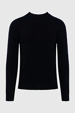 Wool jumper blue for men