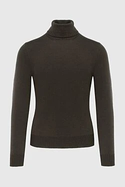 Wool jumper green for men