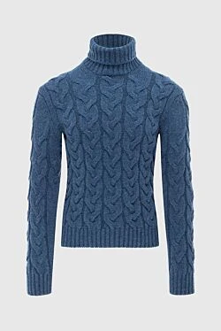 Wool jumper blue for men