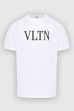 White cotton T-shirt for men