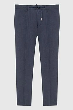 Men's gray wool trousers