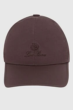 Men's burgundy polyester cap