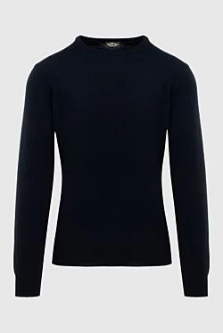 Cashmere jumper blue for men