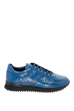 Blue Alligator Sneakers for men