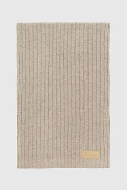 Beige cashmere scarf for men