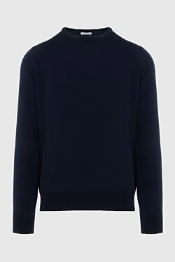 Cashmere jumper blue for men