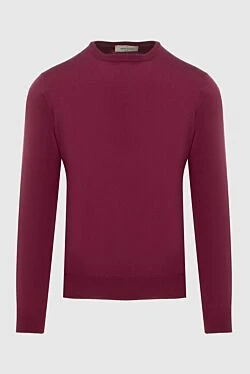 Cotton jumper pink for men