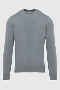 Cotton jumper gray for men