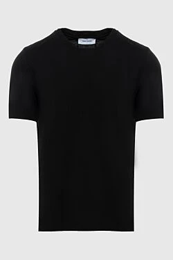 T-shirt cotton black for men