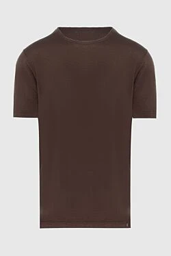 T-shirt linen brown for men