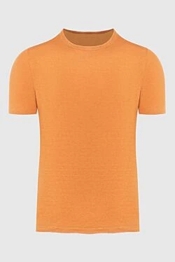 T-shirt linen orange for men