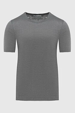 T-shirt linen gray for men