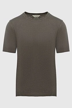 T-shirt linen beige for men