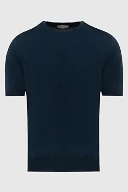 Jumper with short sleeves blue for men