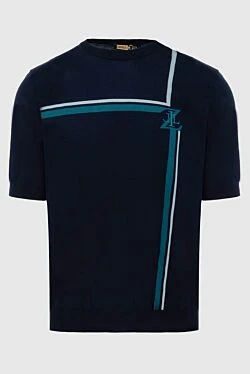 Jumper with short sleeves blue for men