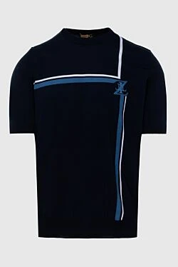 Jumper with short sleeves blue for men