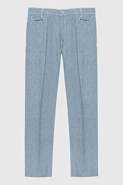 Табиғи мақтадан жасалған шалбар, ашық меланж