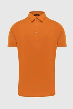 Cotton polo orange for men