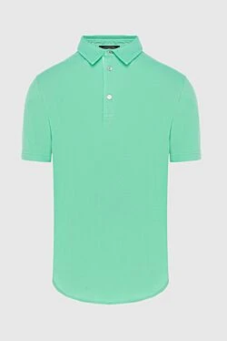 Cotton polo green for men