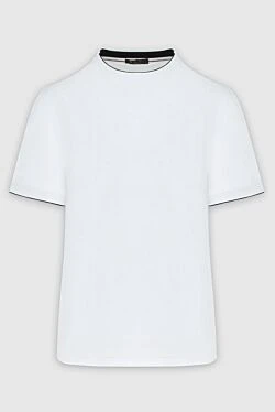 White cotton T-shirt for men