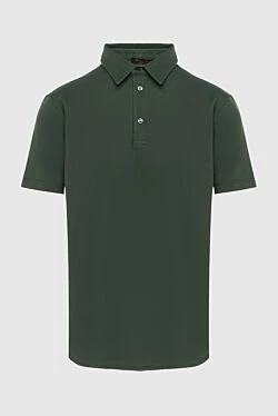 Cotton polo green for men