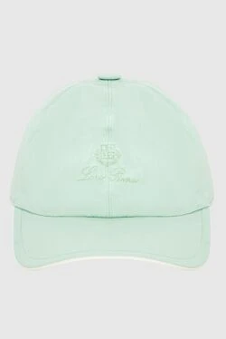 Green polyamide cap for women