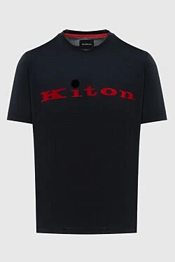 Black cotton T-shirt for men