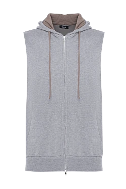 Cotton vest gray for men