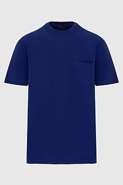 Cotton T-shirt blue for men