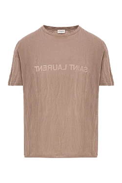 Футболка из фактурного материала с надписью в инверсии