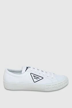 Polyester sneakers white for men