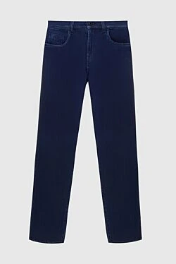 Blue cotton jeans for men