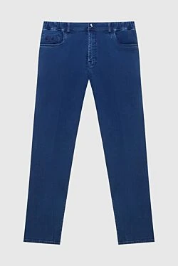 Blue cotton jeans for men