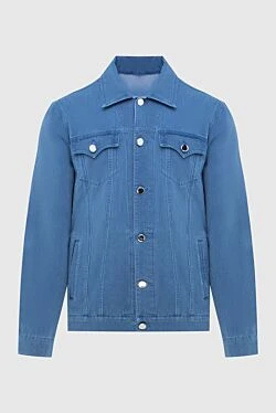 Blue denim jacket for men