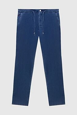 Blue cotton jeans for men